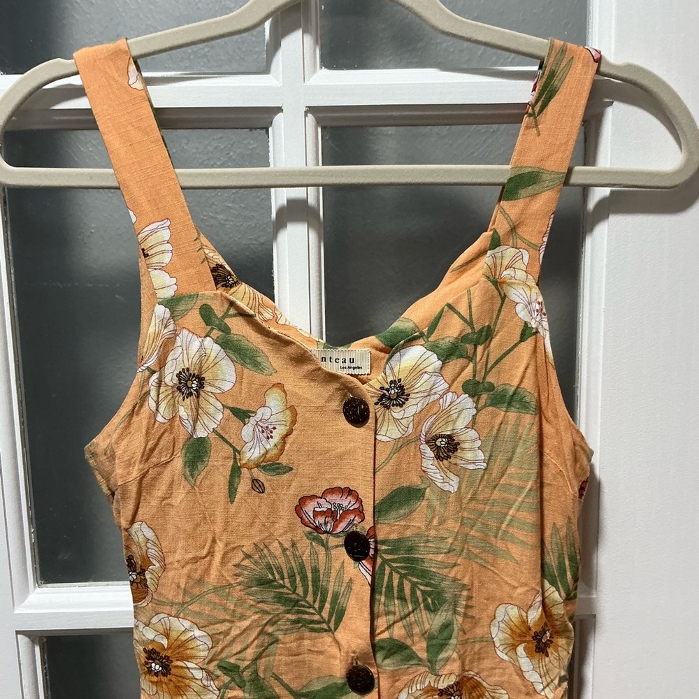 Monteau Floral Print Button Down Dress - Picture 10 of 14